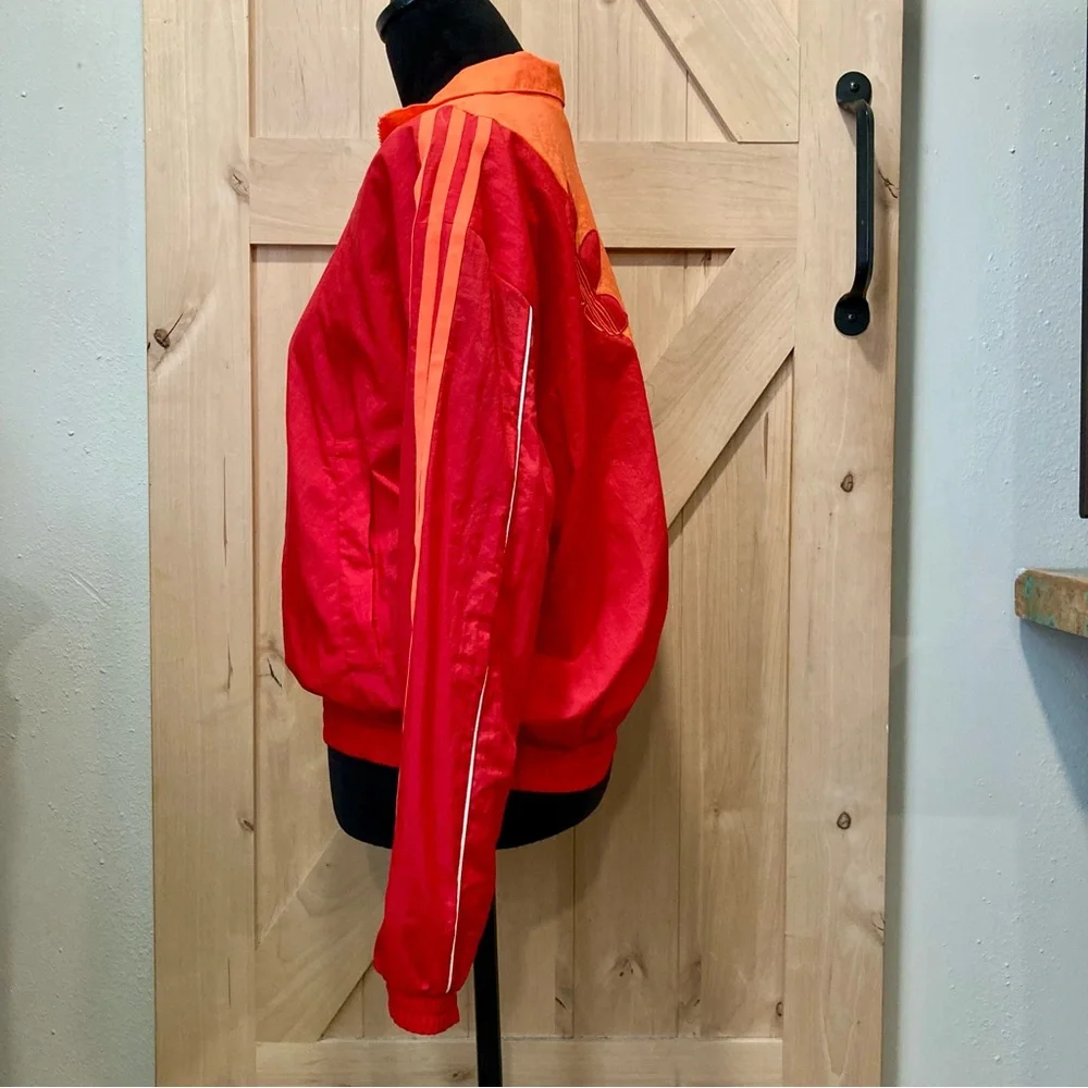 Adidas XS Japona TT Red and Orange Track Jacket Windbreaker Primegreen - Picture 6 of 16